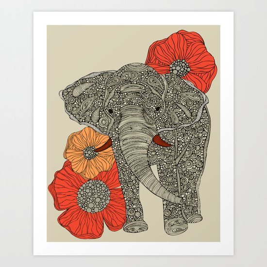 The Elephant Art Print