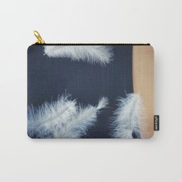 White feathers Carry-All Pouch
