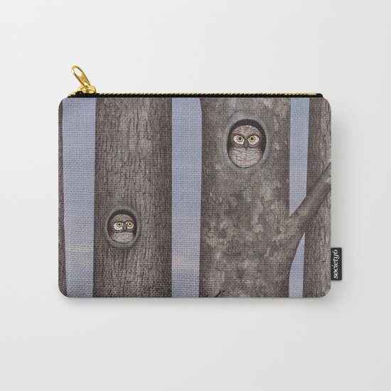 owls in trees Carry-All Pouch