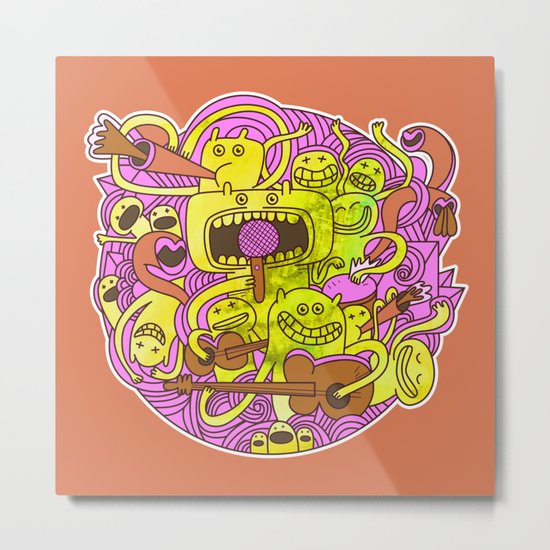 Musicians Metal Print