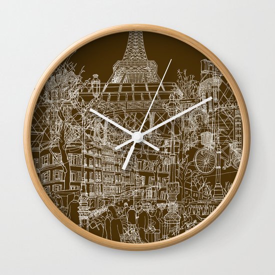 Paris! Wall Clock