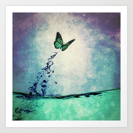 Waterfly Art Print