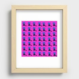 1001 Little I hate Mondays Cats Recessed Framed Print