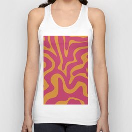 14 Abstract Liquid Swirly Shapes 220725 Valourine Digital Design Unisex Tank Top