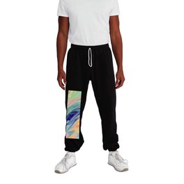 Spiritual Colorful Aura Gradient Ombre Sombre Abstract  Sweatpants