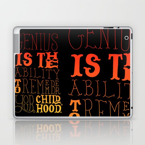 Genius Laptop & iPad Skin