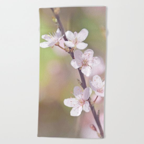 Fairytale Cherry Blossom Beach Towel