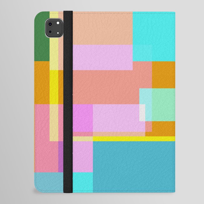 Colorful Geometric Shapes 14  iPad Folio Case