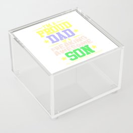 I'm A Proud Dad Of A Freaking Awesome Son  Acrylic Box
