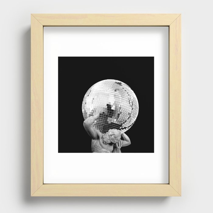 Weight of the Weekend Recessed Framed Print