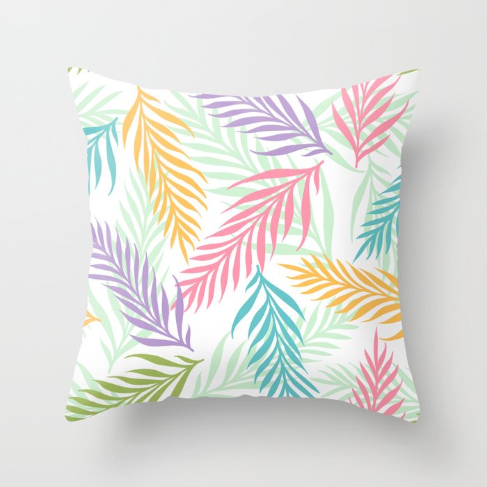 Tropical pattern Throw Pillow