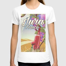 Jura France vineyard vintage travel poster T Shirt