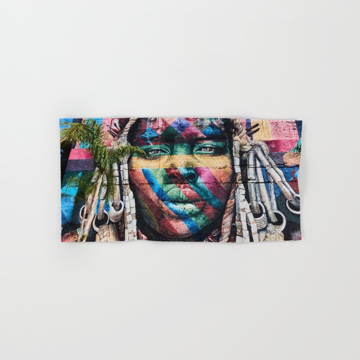 Rio De Janeiro Brazil Grafitti Hand & Bath Towel