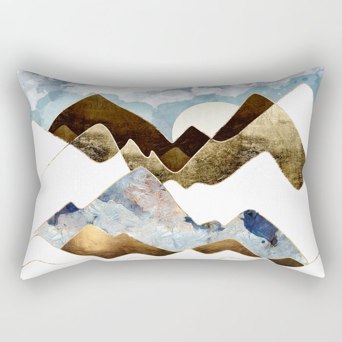 Minimal Abstract Mountains Rectangular Pillow