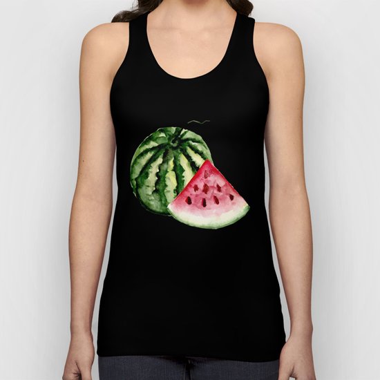 Watermelon pattern. Unisex Tank Top