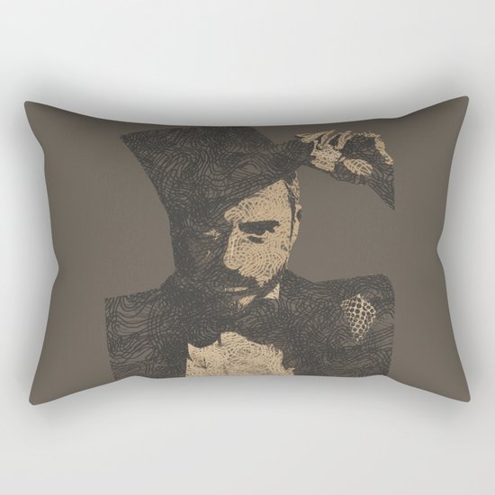 Mystery Unraveled Rectangular Pillow