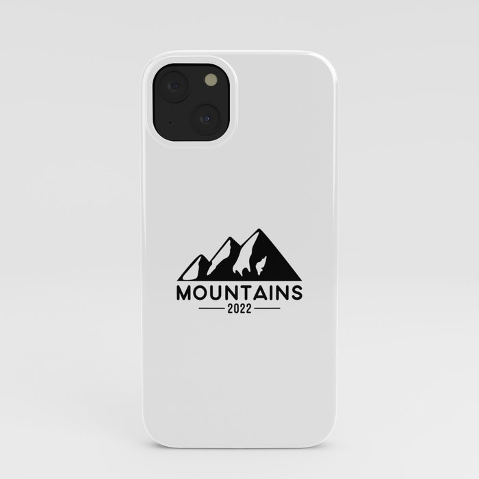 Mountains 2022, Hiking, Climbing. iPhone Case