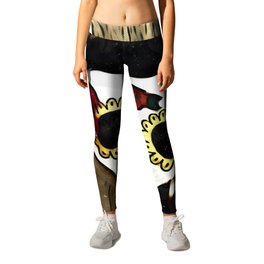 Day of The Dead Sugar Skull Girl Doll  Leggings | Ragdoll, Photo, Dayofthedead, Digital, Curated, Digital Manipulation, Kids, Pillows, Girls, Color 