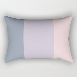  Vertical lines: Pastel Rose colors pattern palette Rectangular Pillow
