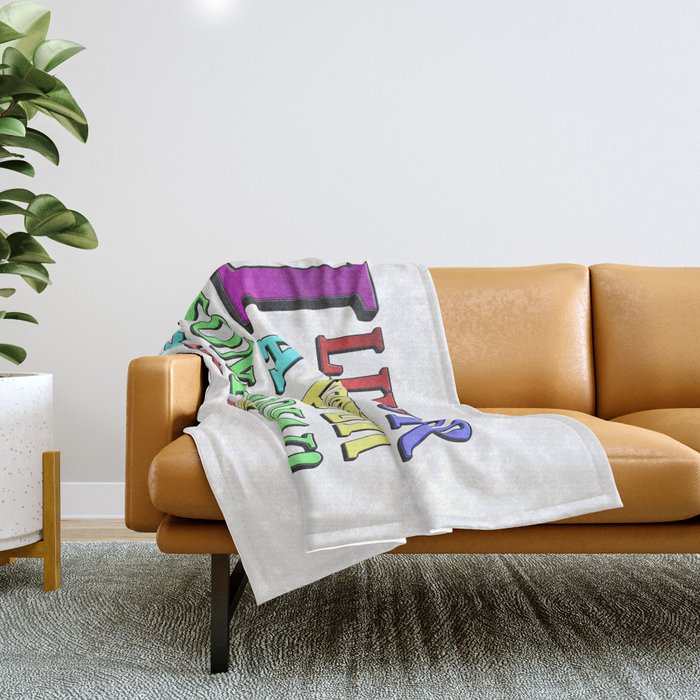 "BETTER TOMORROW" Cute Expression Design. Buy Now Throw Blanket