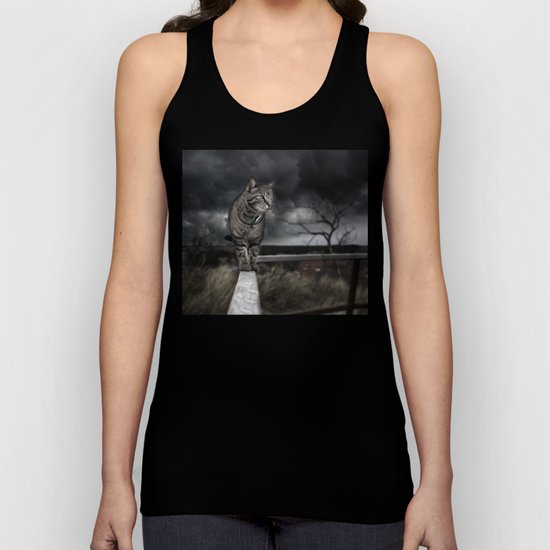 Cat on the Prowl Unisex Tank Top