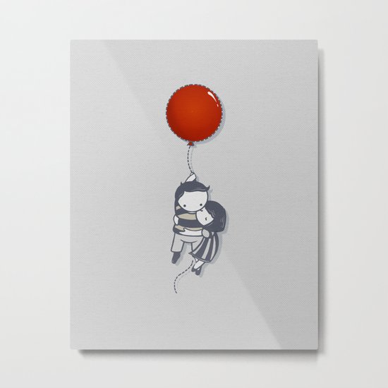 Grab On Metal Print