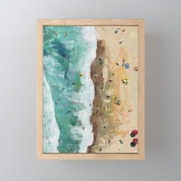 Beach Framed Mini Art Print
