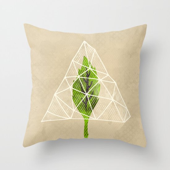 Green Throw Pillow