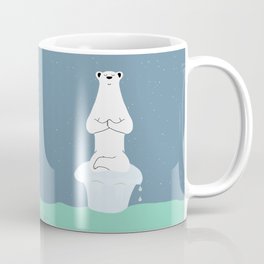 Polar Bear Yoga - Climate Change Coffee Mug