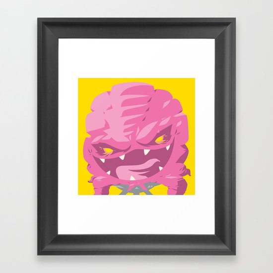 Krang! Framed Art Print