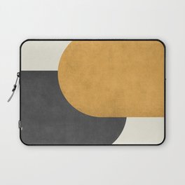 Halfmoon Colorblock - Gold Charcoal Laptop Sleeve