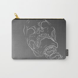 Laughing Death Carry-All Pouch | Death, Zombie, Spine, Drawing, Skull, Scary, Spooky, Morbid, Skeleton, Gothic 