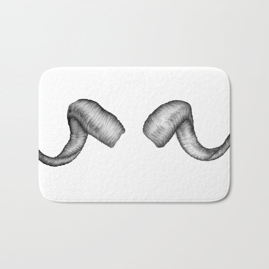The Ram's Crown Bath Mat
