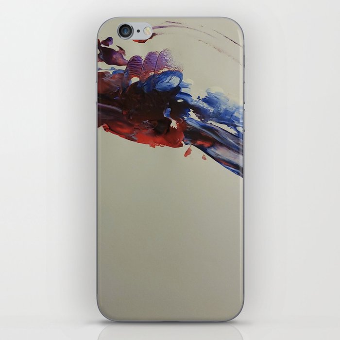 Curve of cascading color iPhone Skin
