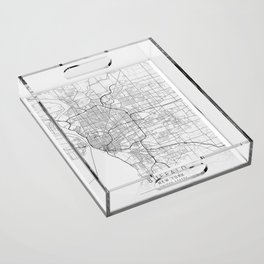 Buffalo New York city map Acrylic Tray