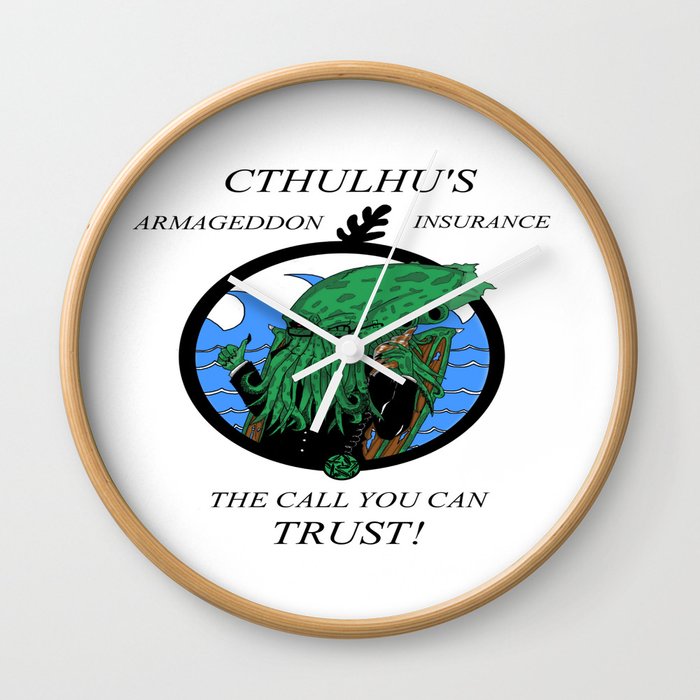Cthulhu's Armageddon insurance! Wall Clock