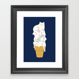 Meowlting Framed Art Print