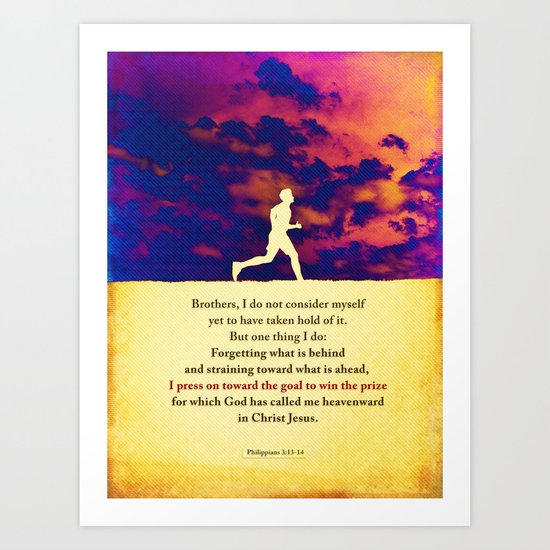 Press On! Art Print