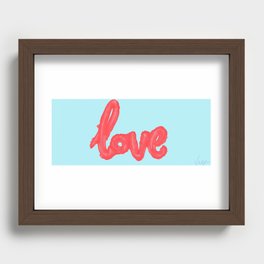All you need is  Recessed Framed Print