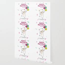 Alpaca Wishes Happy Birthday To You Alpacas Wallpaper
