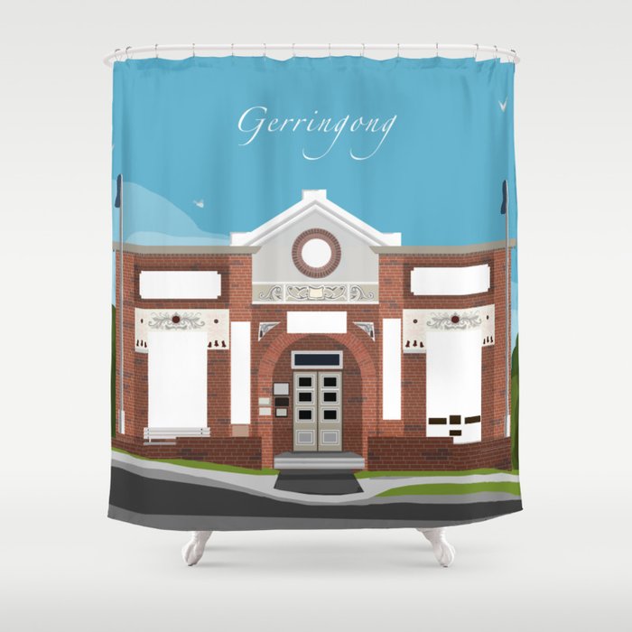 Gerringong Memorial Hall 2023 Shower Curtain
