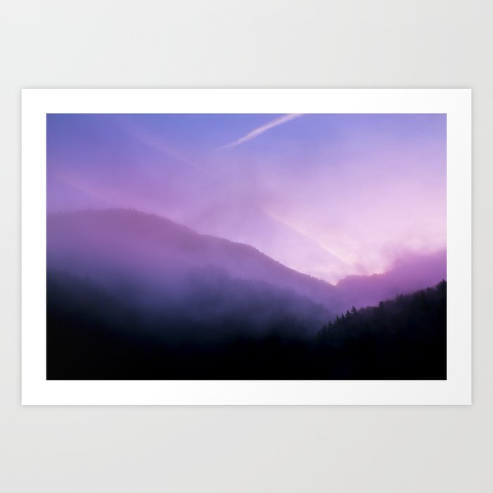 Morning Fog - Landscape Photography Art Print