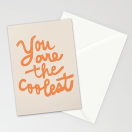 you are the coolest Stationery Card