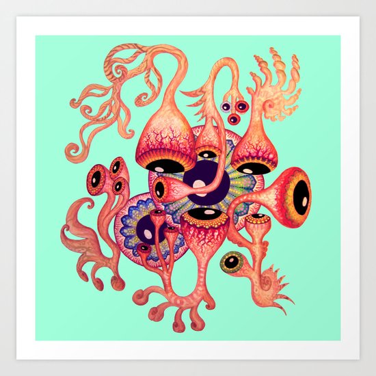 point of view Art Print
