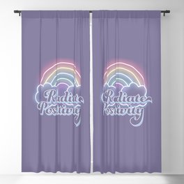 Radiate Positivity Rainbow Blackout Curtain