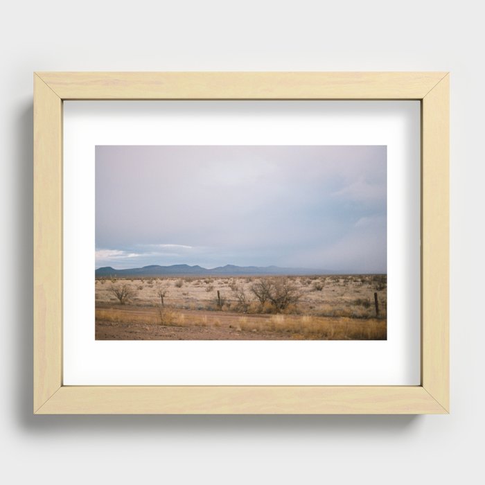 Marfa Desert Recessed Framed Print