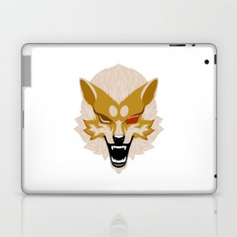 golden wolf (custom logo - twilight princess) Laptop Skin