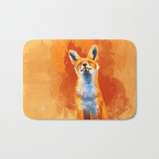 Happy Fox Bath Mat