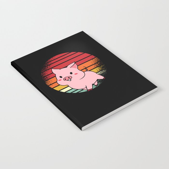 Pig Retro Notebook