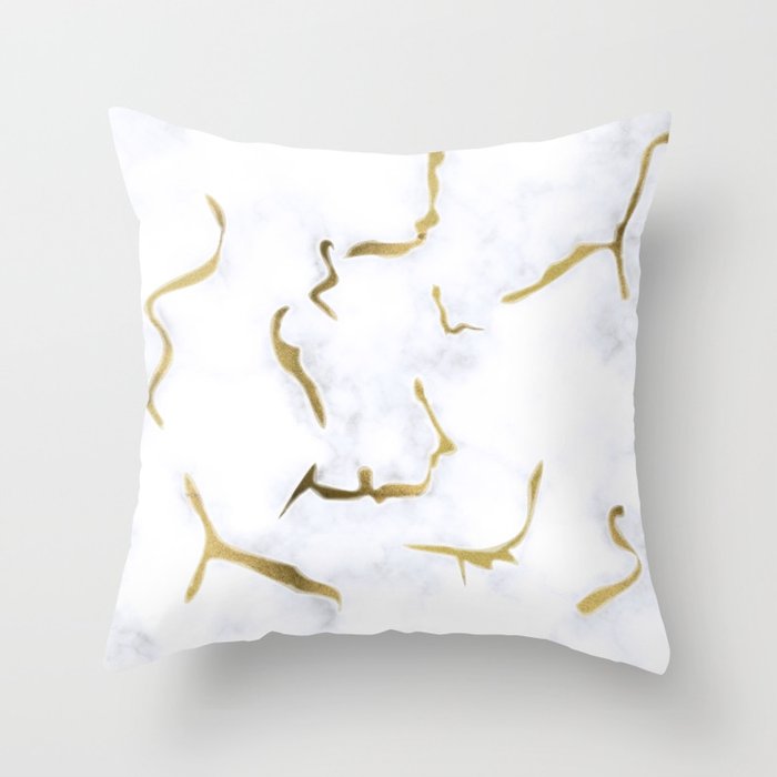 White Gold Marble Background Society6 Decor Buyart Artprint